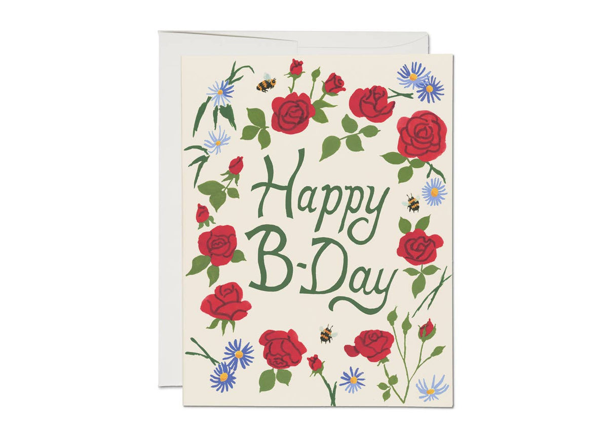 Blooming Roses birthday card