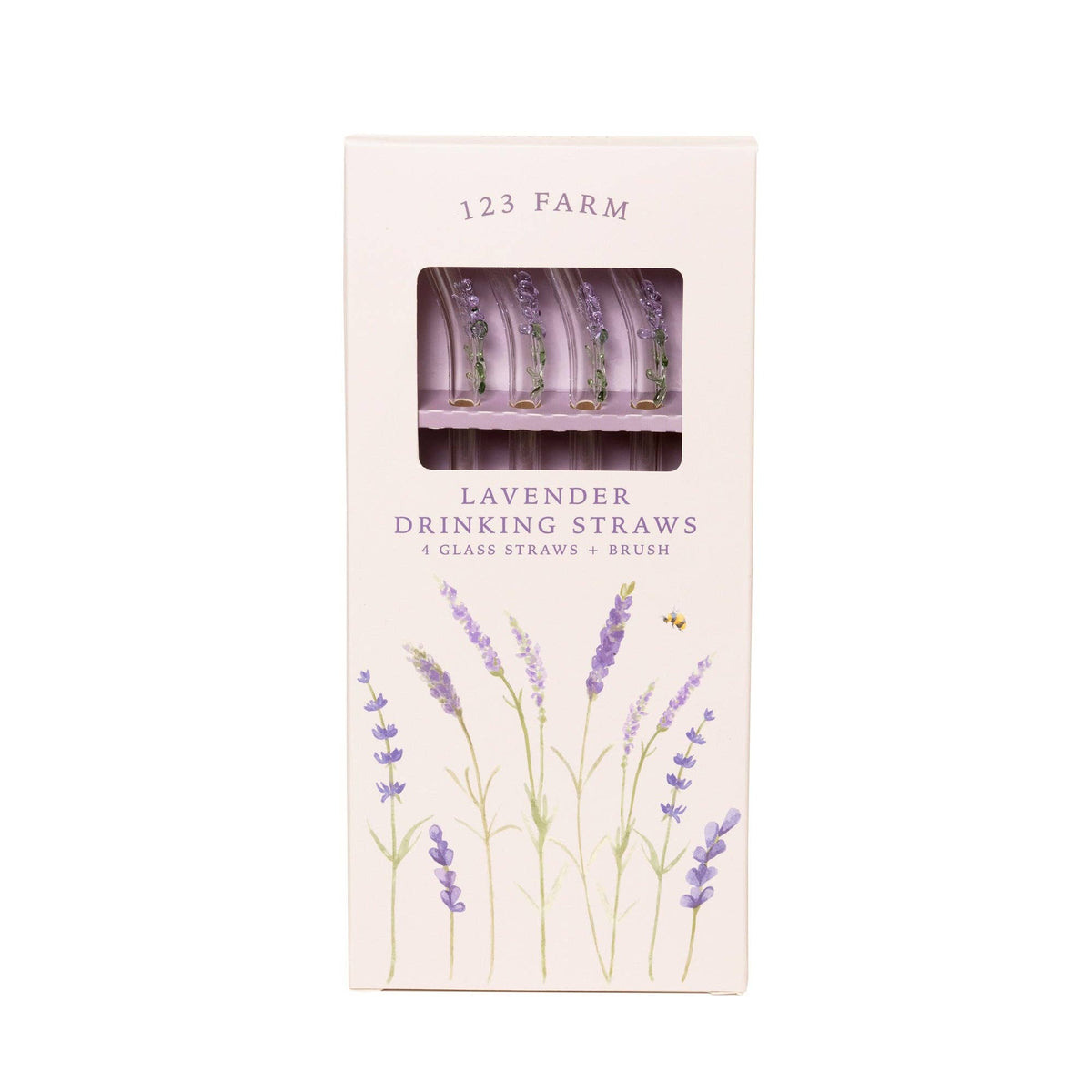 Lavender Drinking Straws