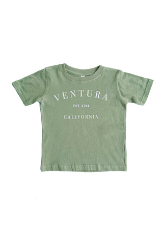 Ventura EST. 1782 Toddler + Kids Tee (Lt. Brown)