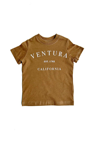 Ventura EST. 1782 Toddler + Kids Tee (Coral)