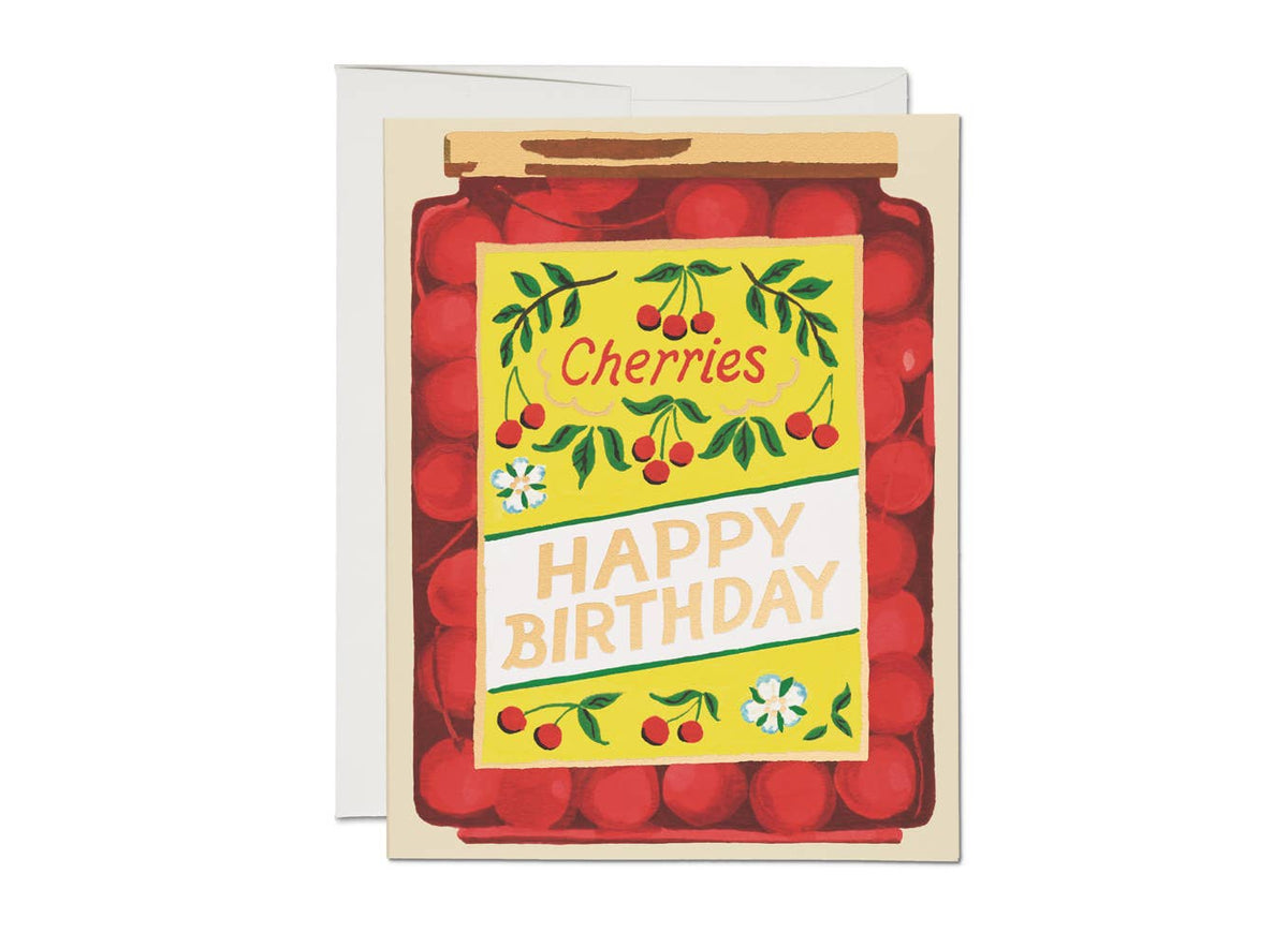 Jar of Cherries card