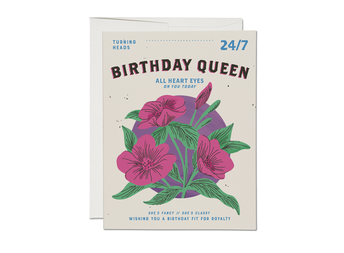 Birthday Queen Greeting Card